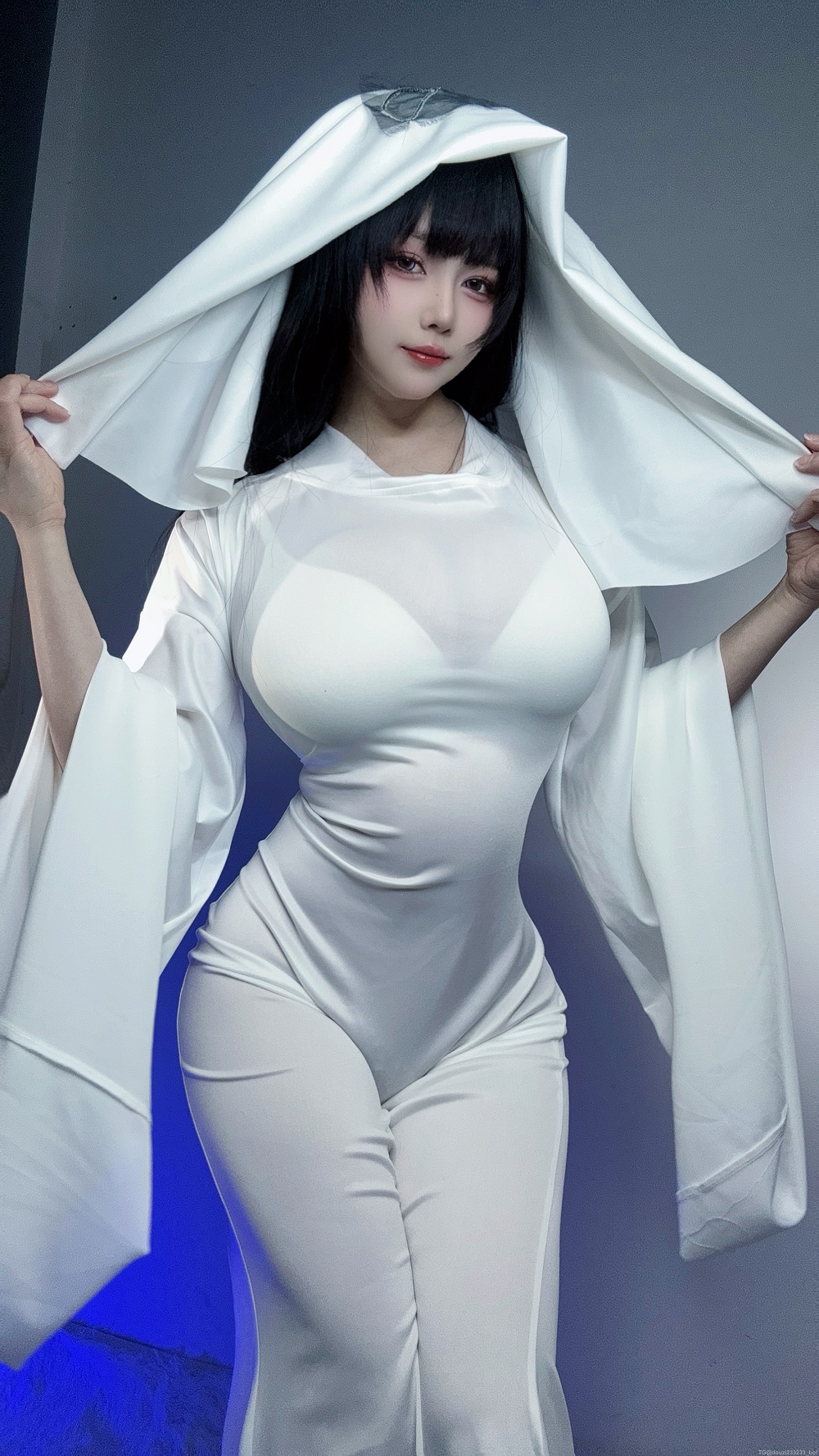 修修猫ww-可爱捣蛋鬼·绝命幽灵娘[25P+6V] COS网红博主 预览1图