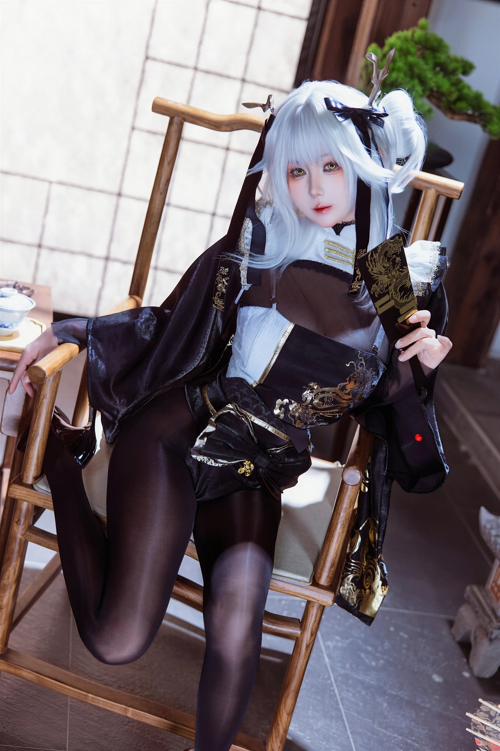 修修猫ww-Nikke胜利女神-布兰儿和服[29P] COS网红博主 预览1图