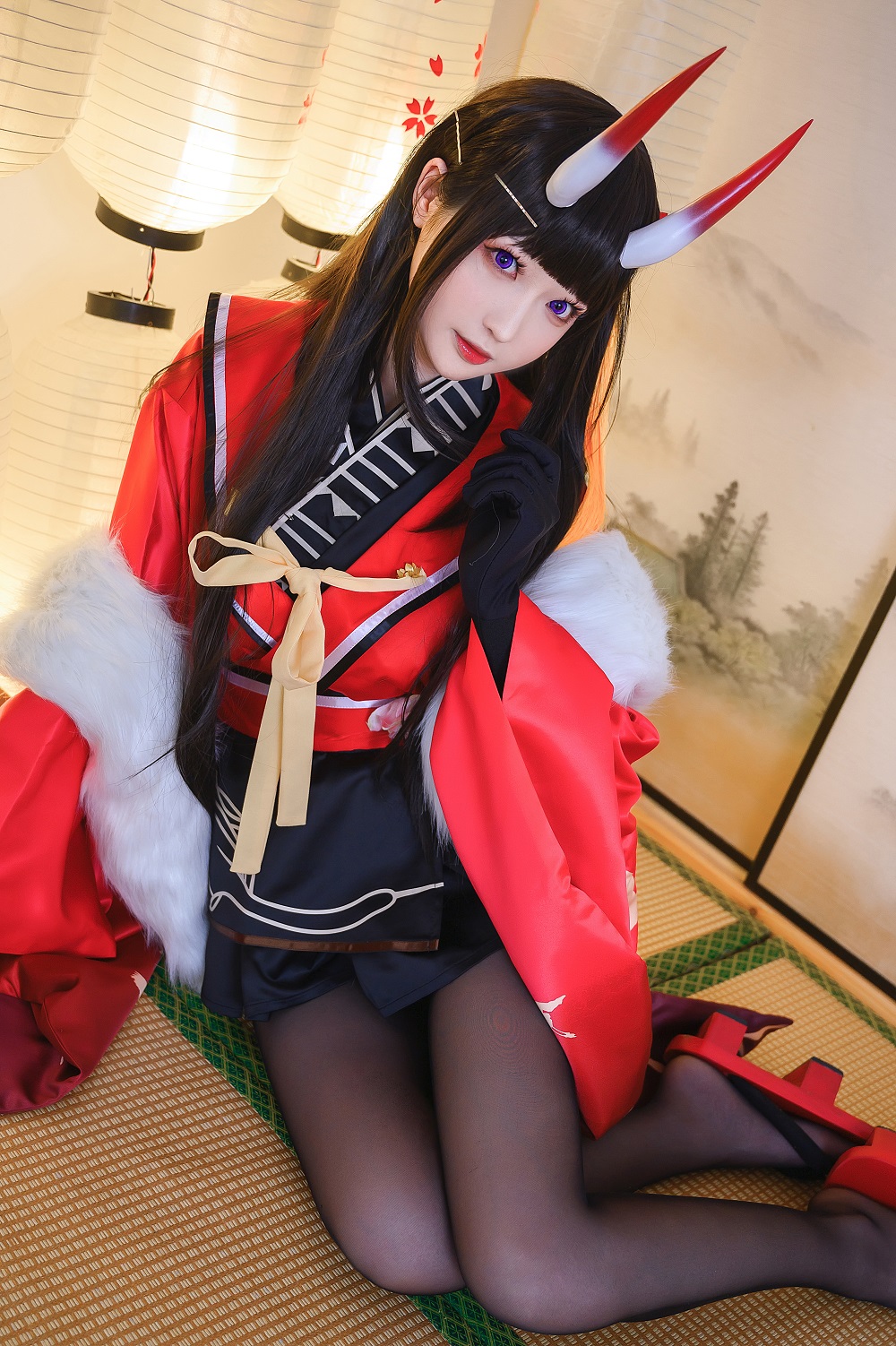 南宫-FGO-酒吞童子和服[22P] COS网红博主 预览1图