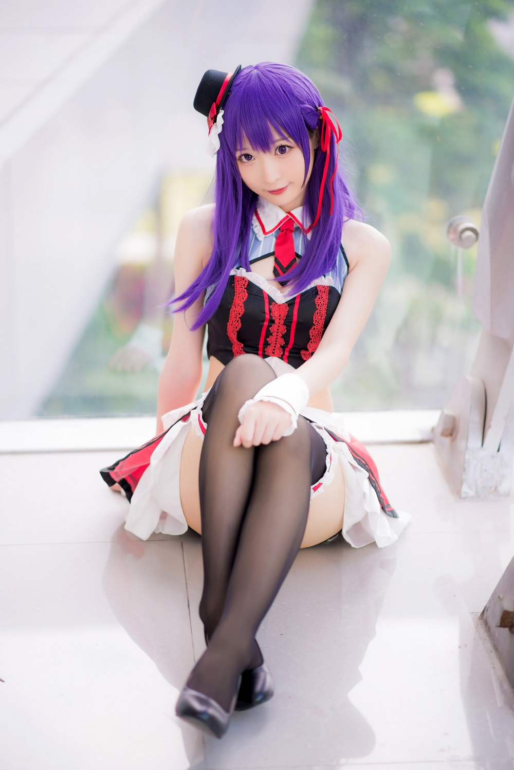 南宫-Fate Stay night-间桐樱打歌服[35P] COS网红博主 预览2图