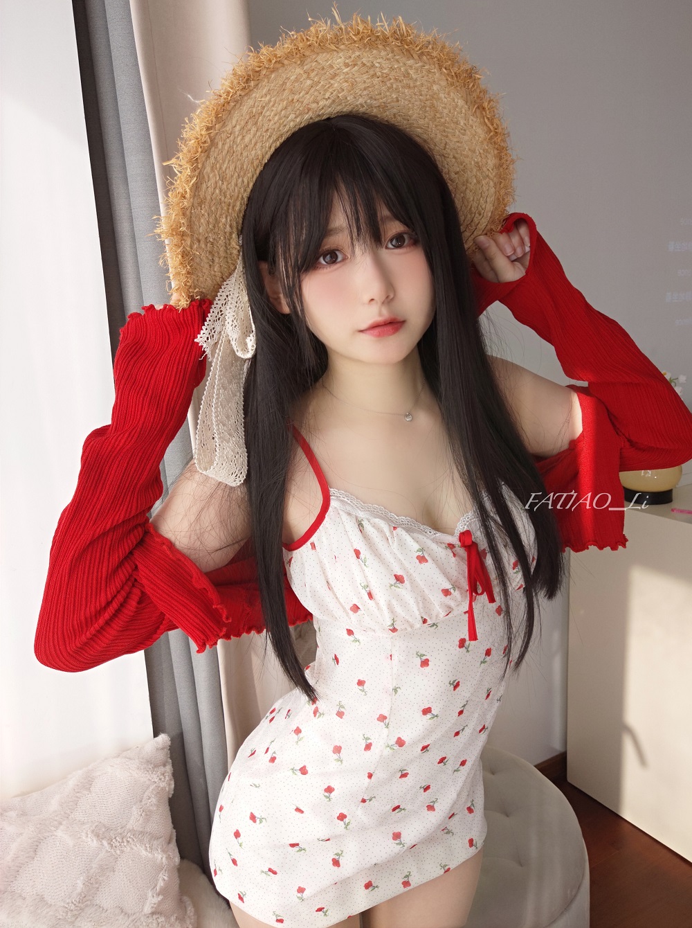 迷之呆梨-自摄写真-春日少女[77P+3V] COS网红博主 预览1图