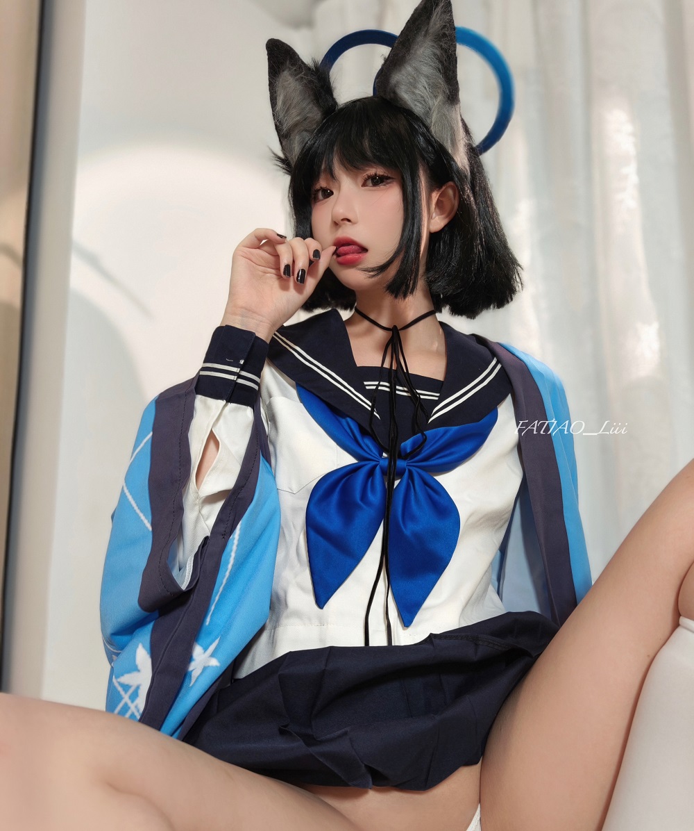 迷之呆梨-蔚蓝档案-桐生桔梗[89P] COS网红博主 预览1图
