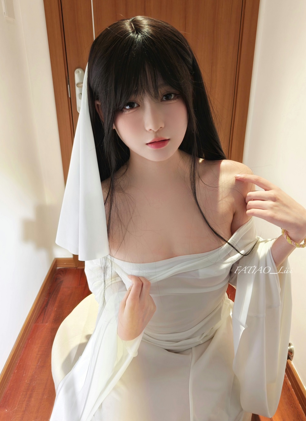 迷之呆梨-万圣节幽灵娘[40P] COS网红博主 预览1图
