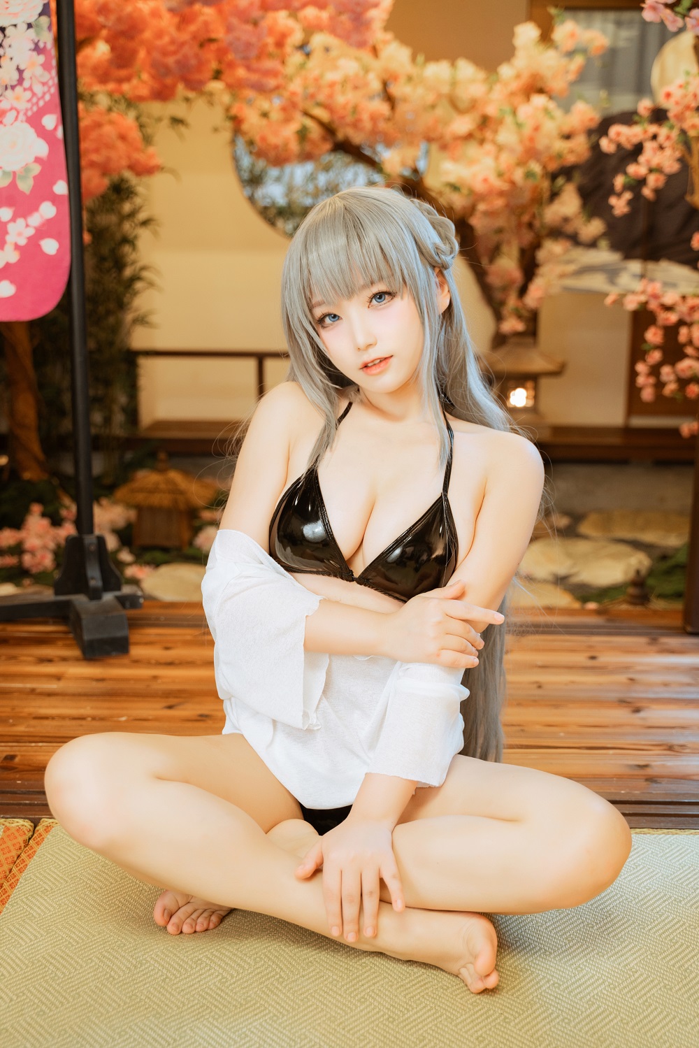 七七娜娜子-碧蓝航线-美因茨温泉[44P] COS网红博主 预览1图