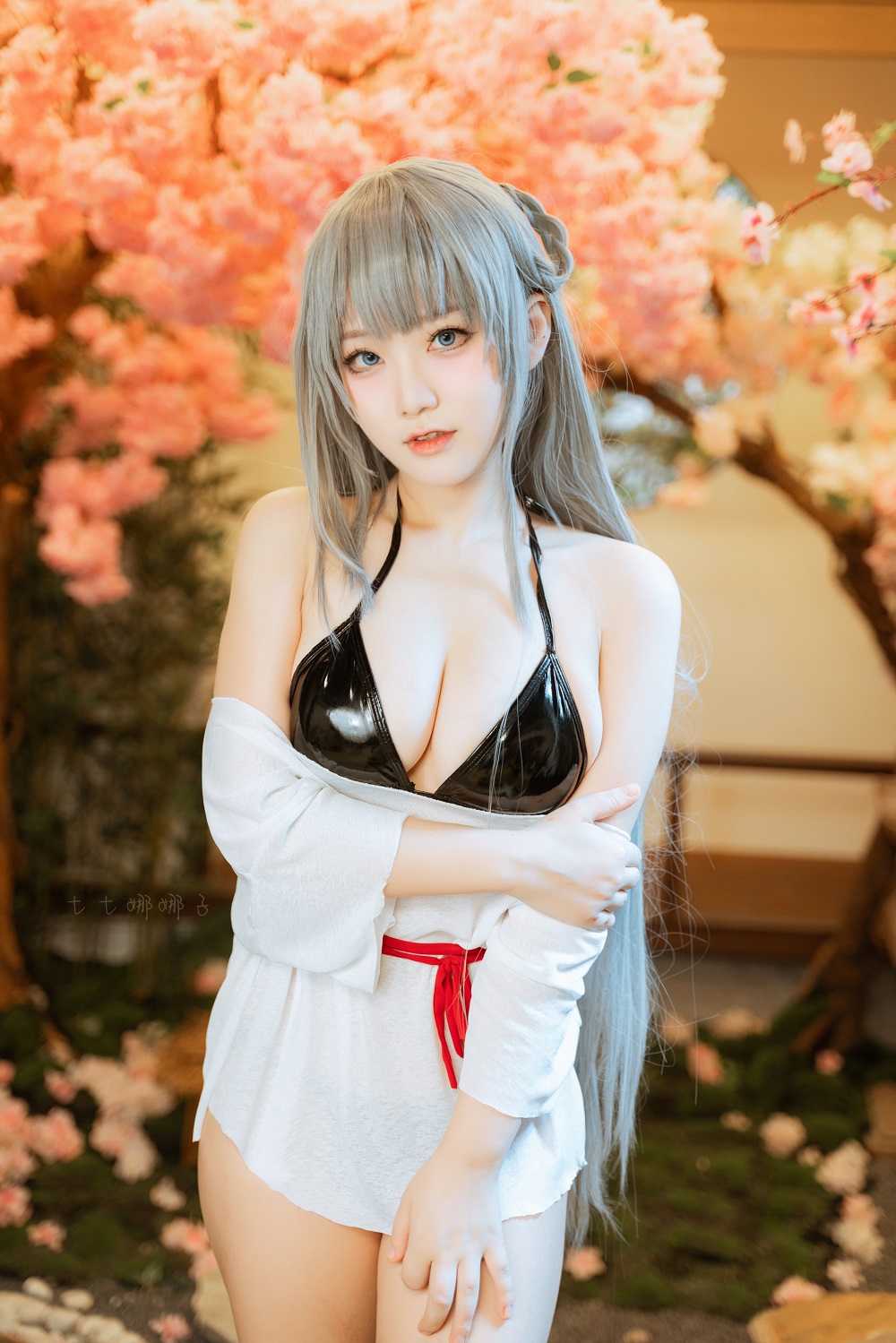 七七娜娜子-碧蓝航线-美因茨温泉[44P] COS网红博主 预览2图