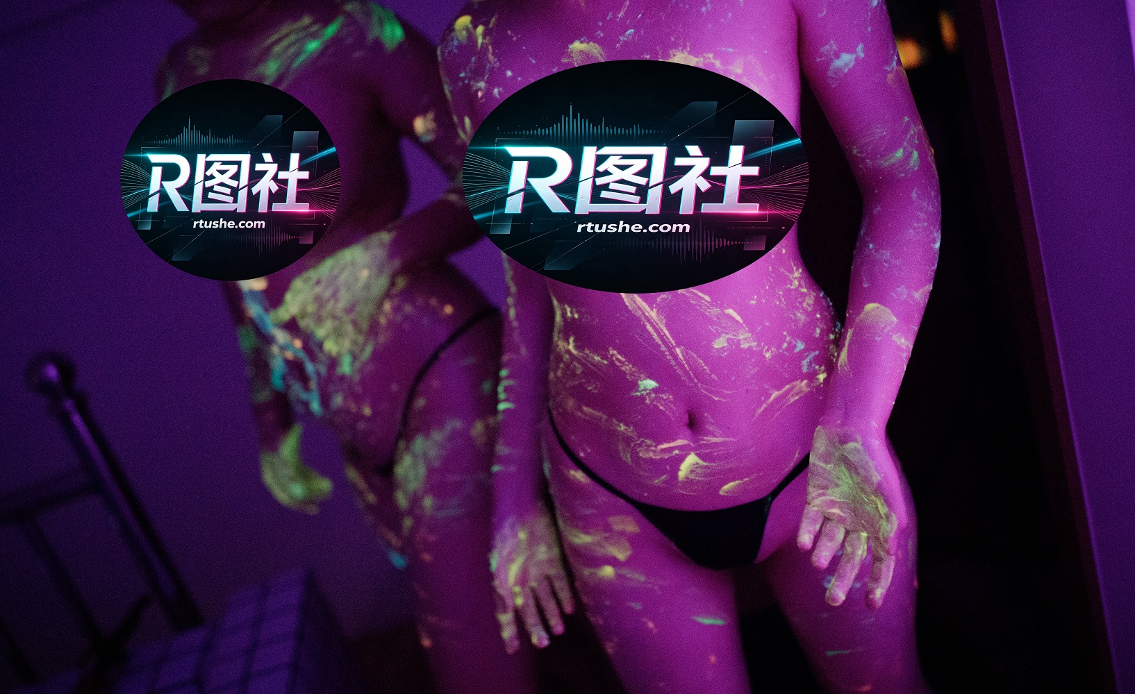 甜糖大魔王-双人抹油[40P] COS网红博主 预览2图