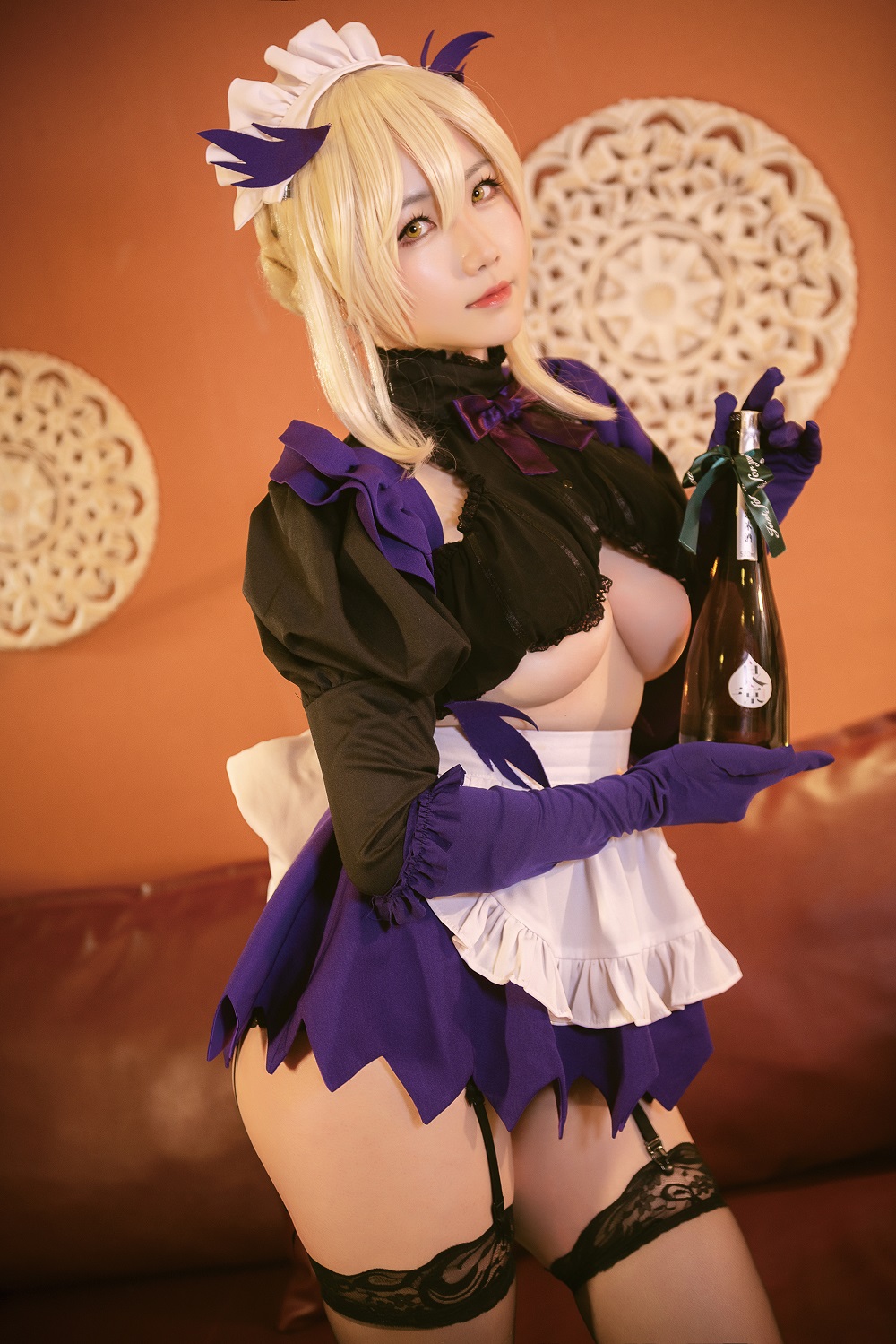 是本末末-FGO-黑枪呆女仆[28P] COS网红博主 预览2图