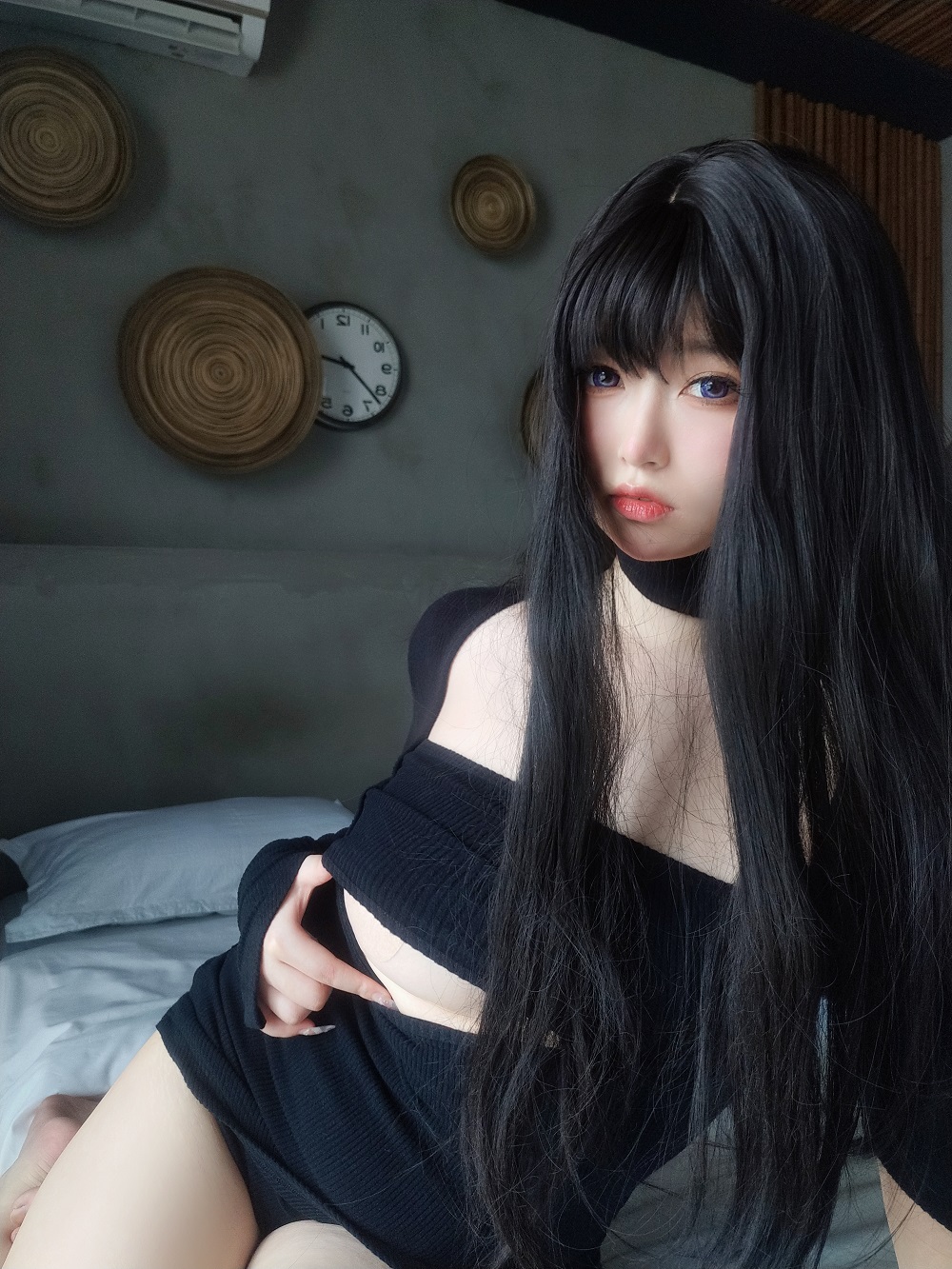 女主K-害羞的妹妹[17P] COS网红博主 预览2图