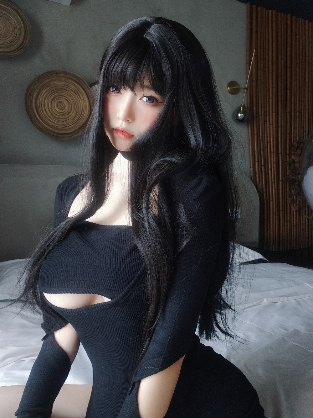 女主K-害羞的妹妹[17P] COS网红博主 预览1图