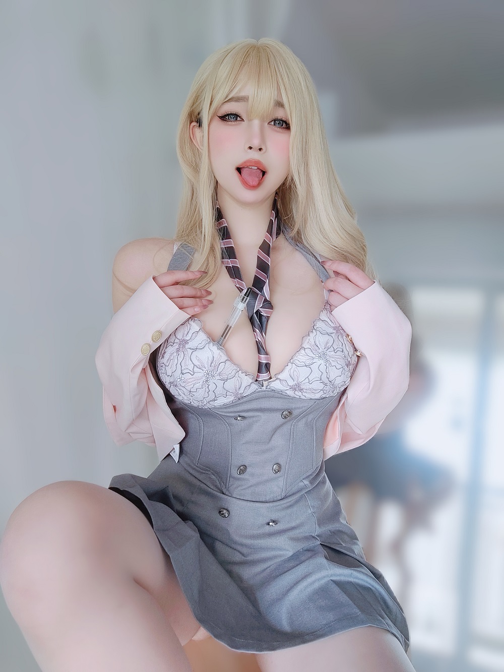 女主K-催眠傲娇的前辈[78P] COS网红博主 预览2图