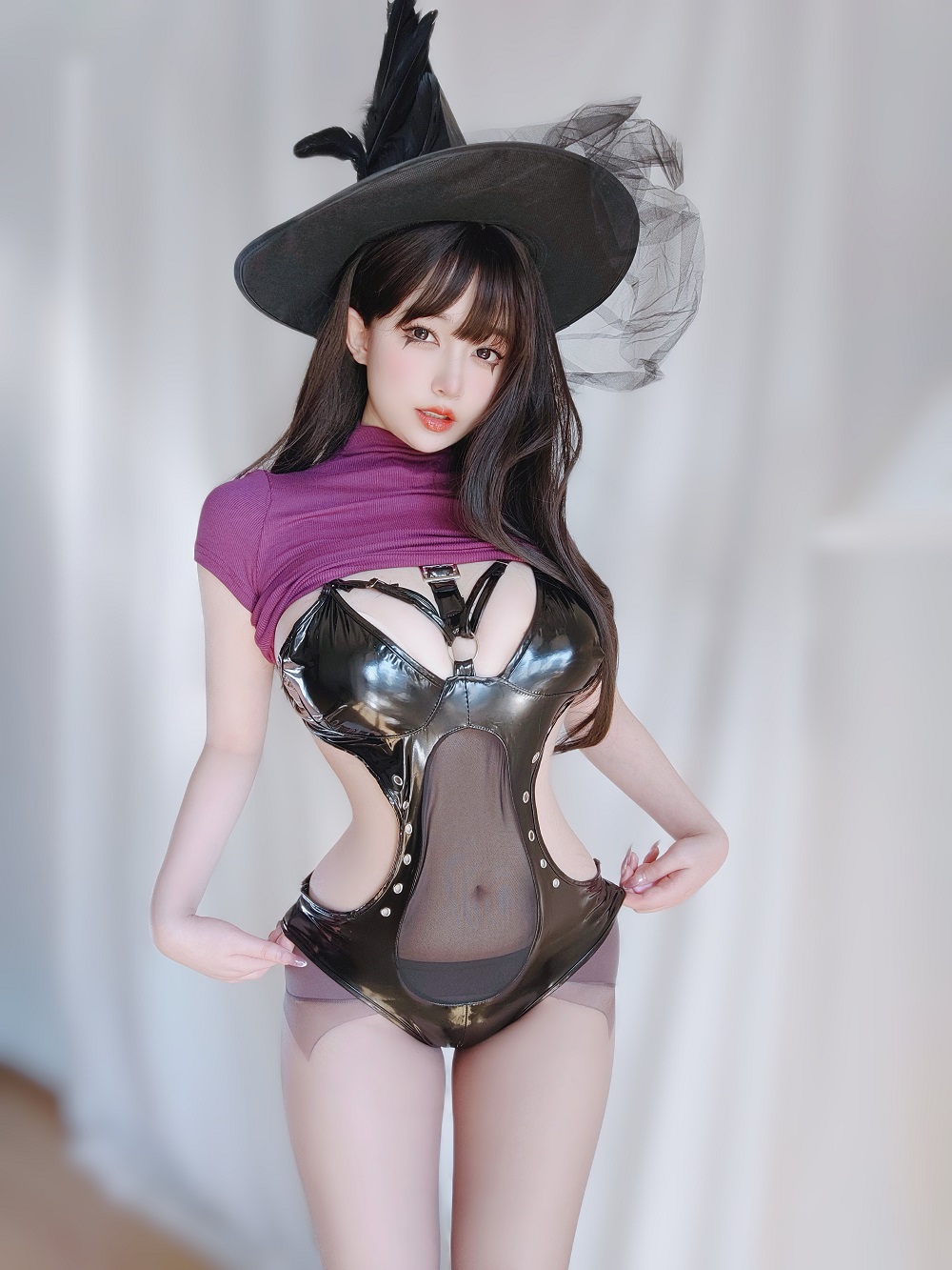 女主K-魔女の日常[92P+1V] COS网红博主 预览2图