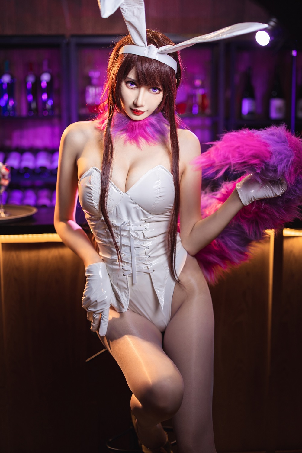 兔胖胖min-恶魔姐姐-千夜兔女郎[23P] COS网红博主 预览1图