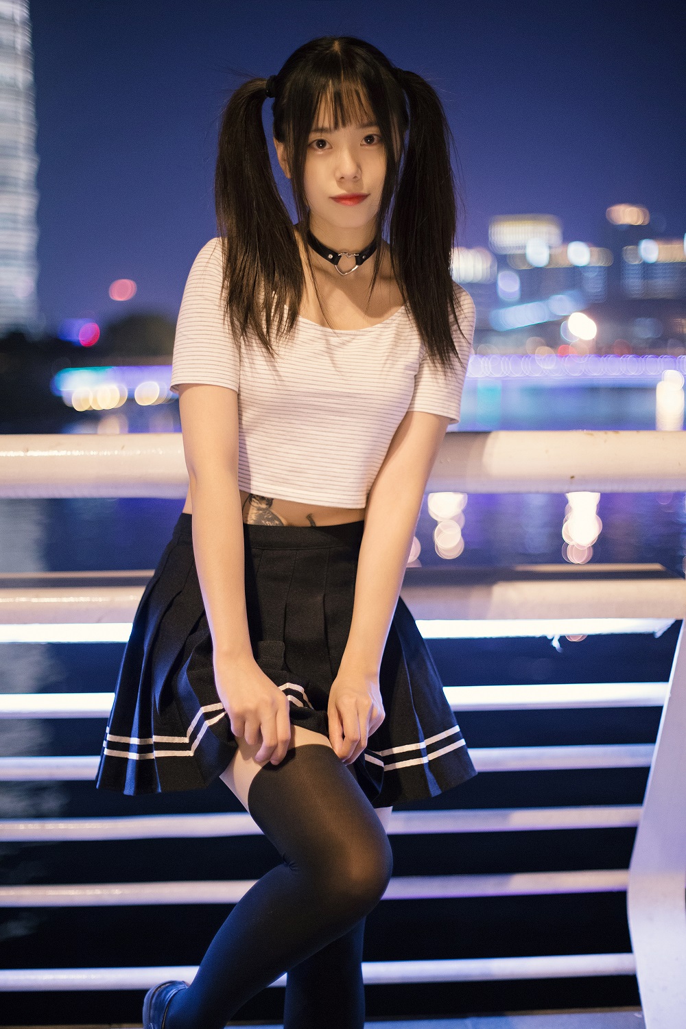 小野妹子w-我的双马尾女友[23P] COS网红博主 预览2图