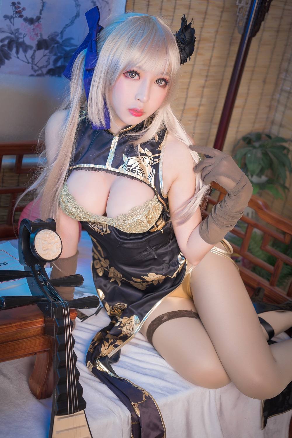 雯粥粥i-艳娘幻梦谭-金莲[18P] COS网红博主 预览1图
