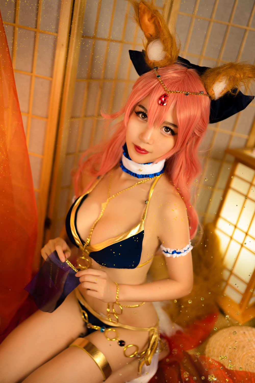 抖娘利世-玉藻前舞娘[37P+1V] COS网红博主 预览2图