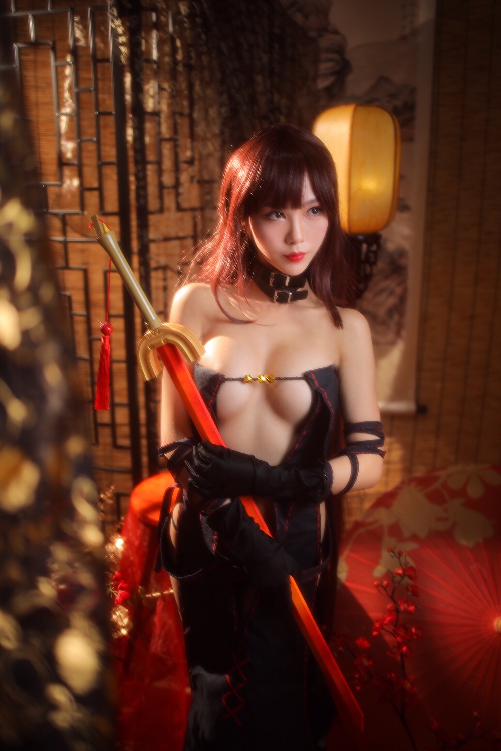 抖娘利世-FGO虞美人[16P] COS网红博主 预览2图