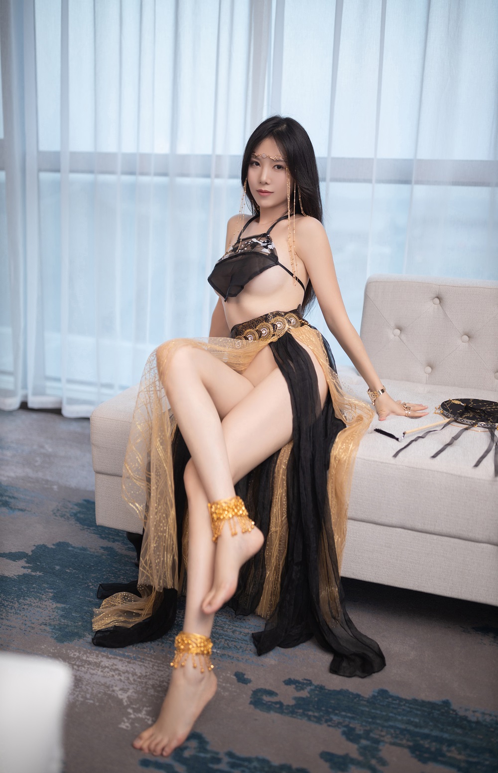 抖娘利世-黑金西域[81P] COS网红博主 预览1图