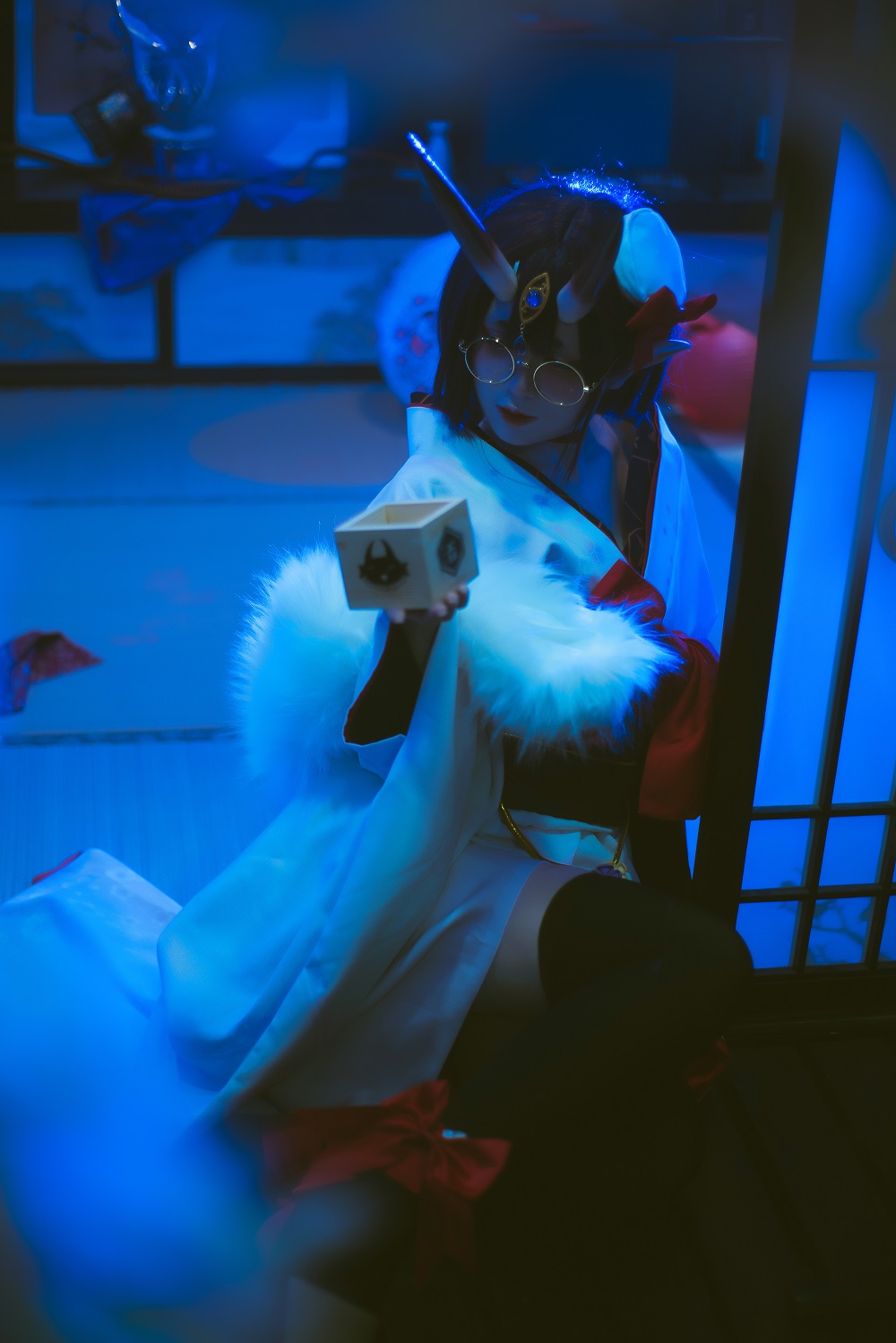 渊秧-FGO-茨木童子[9P] COS网红博主 预览1图