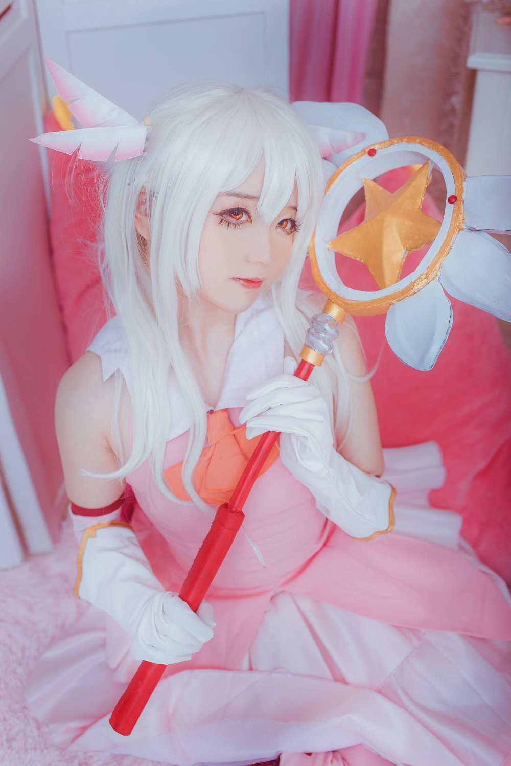 渊秧-FGO-伊莉雅[8P] COS网红博主 预览1图
