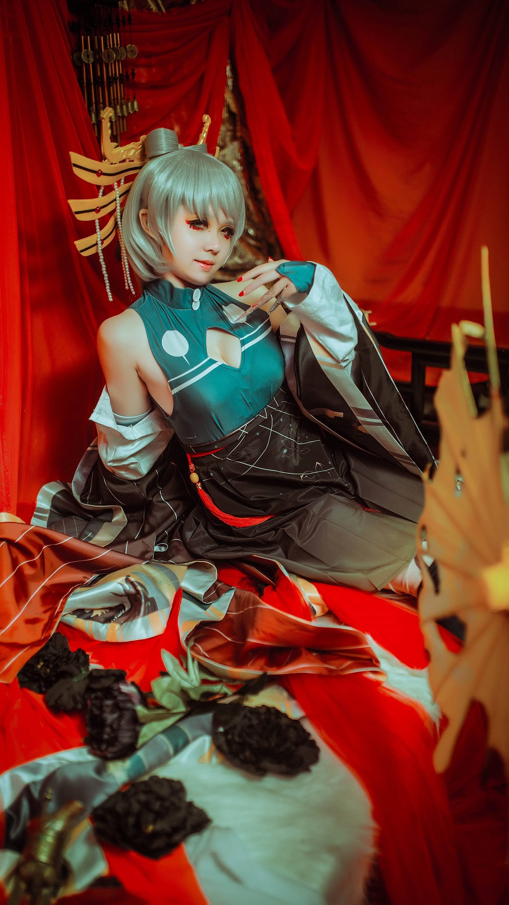 渊秧-VOCALOID-洛天依亡国祸水[14P] COS网红博主 预览2图