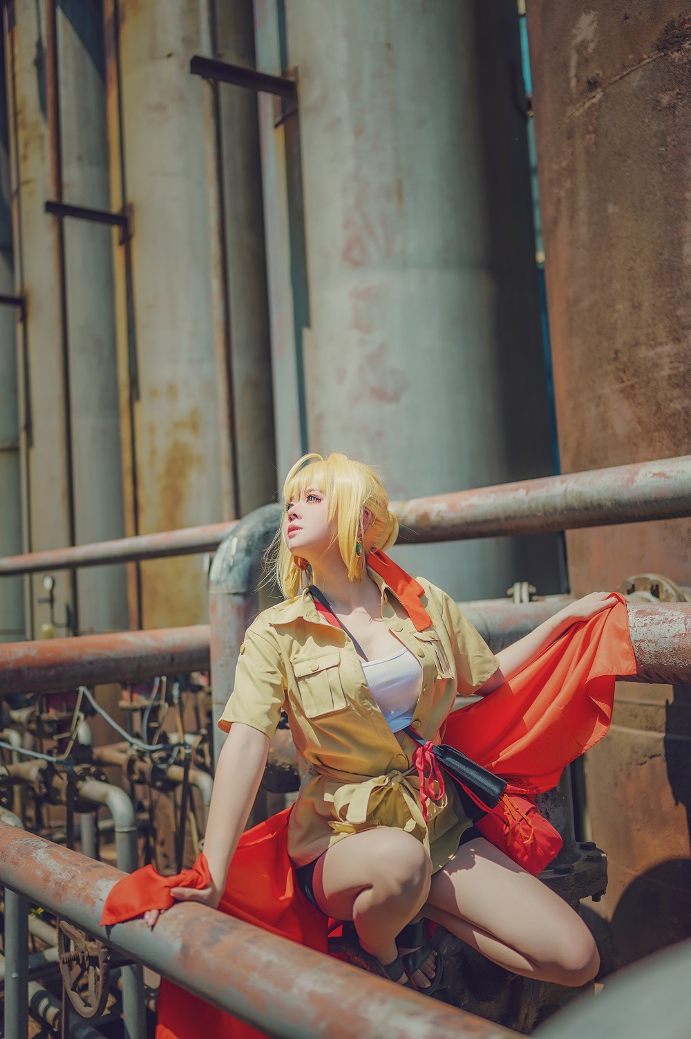 渊秧-FGO-尼禄英灵礼装[9P] COS网红博主 预览2图