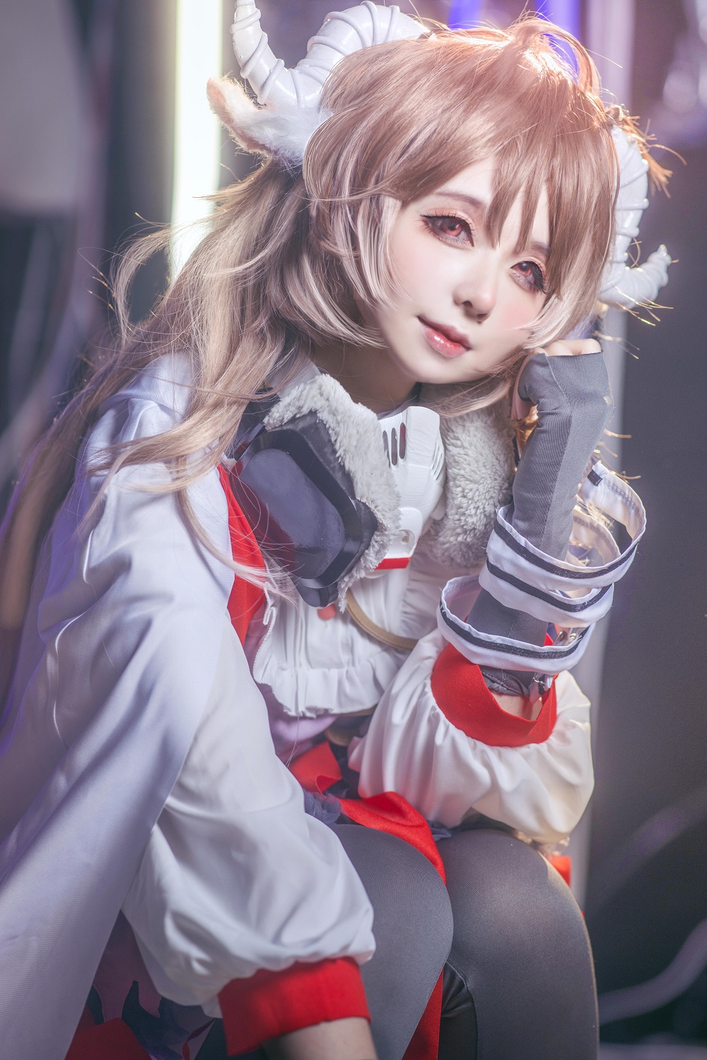 渊秧-明日方舟-艾雅法拉[10P] COS网红博主 预览2图