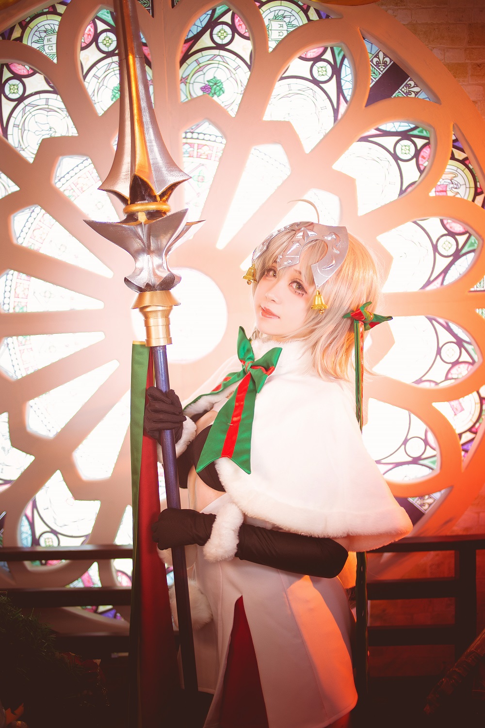 渊秧-FGO-贞德lancer[9P] COS网红博主 预览1图