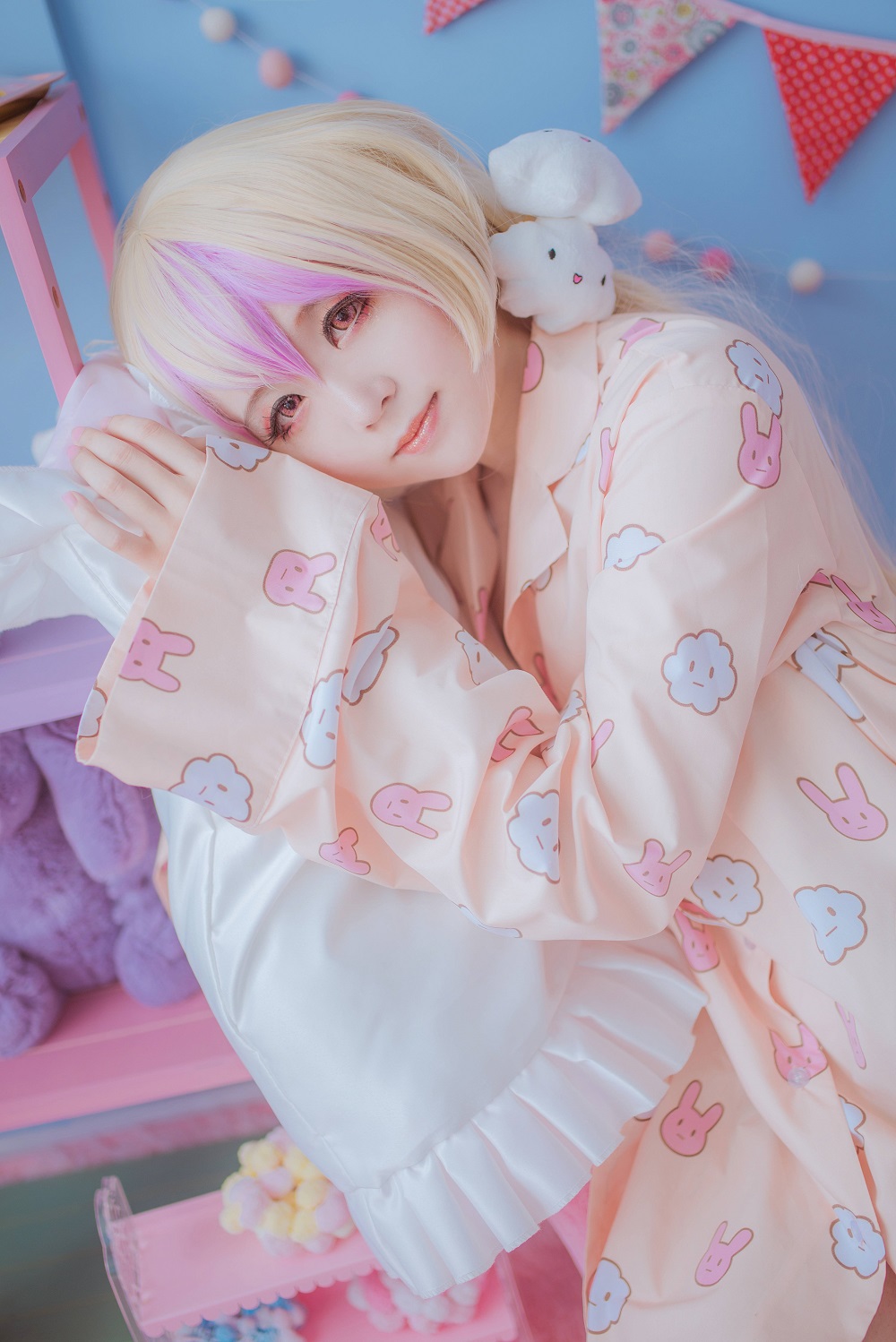 渊秧-魔法少女育成计划-眠眠[16P] COS网红博主 预览1图