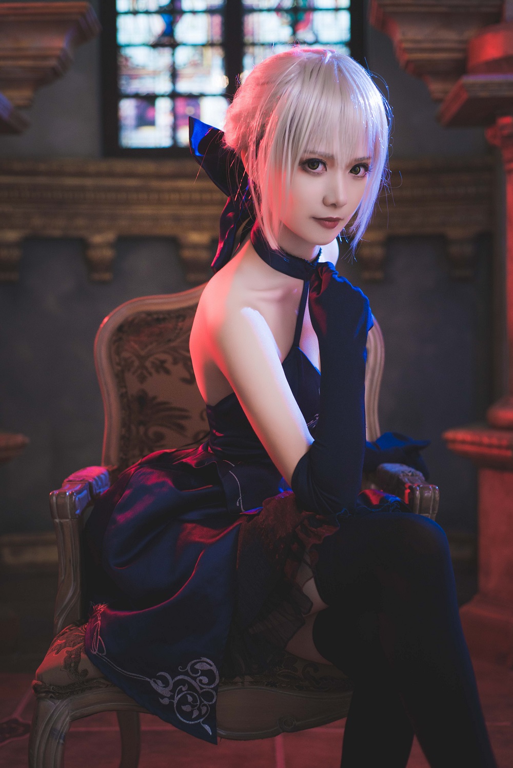 阳炎型小菠萝-FGO-黑呆满破[17P] COS网红博主 预览2图