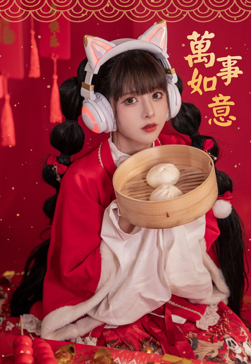腥味猫罐-新年快乐[12P] COS网红博主 预览1图