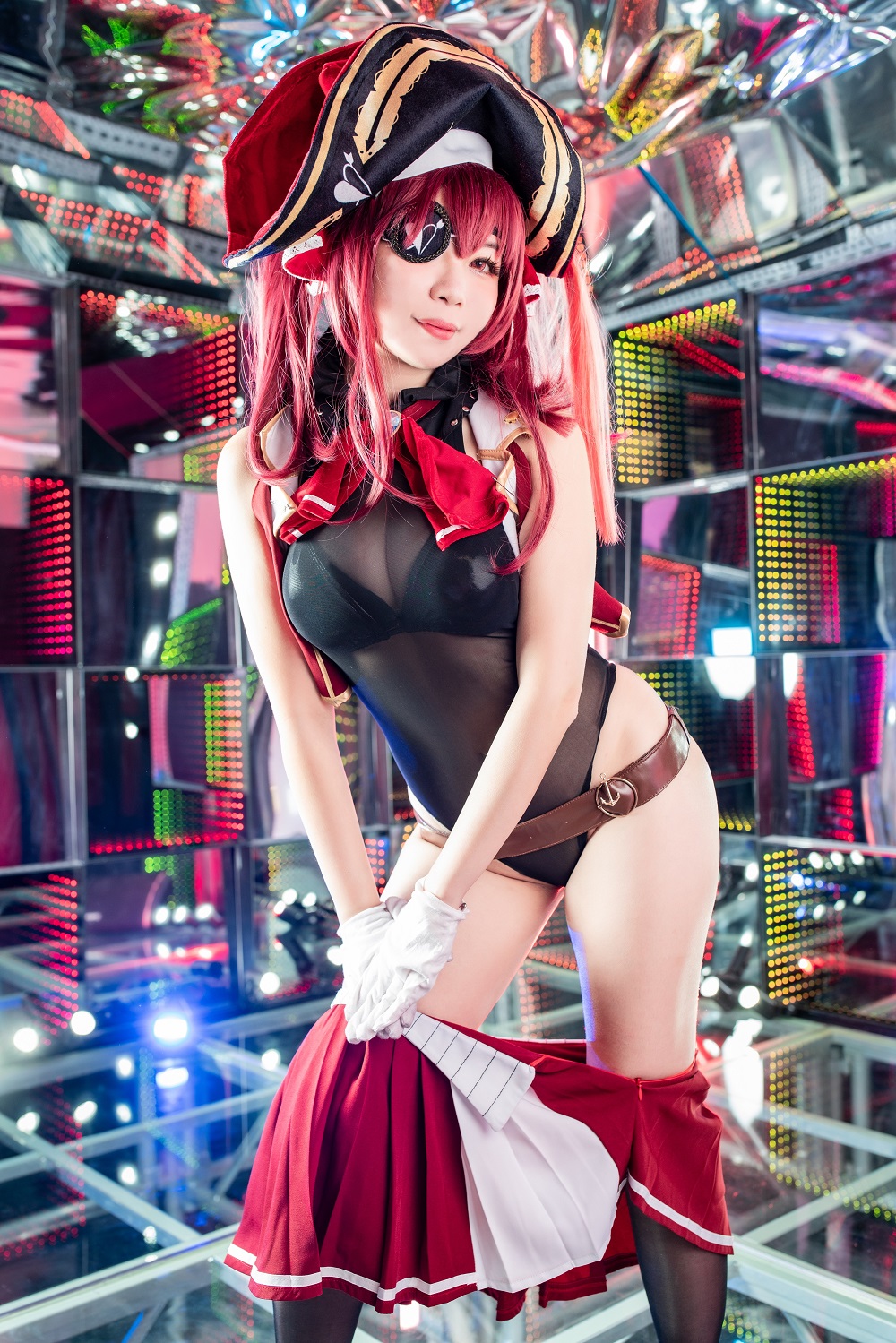 小琪Aki-Hololive-宝钟玛琳船长[23P] COS网红博主 预览2图