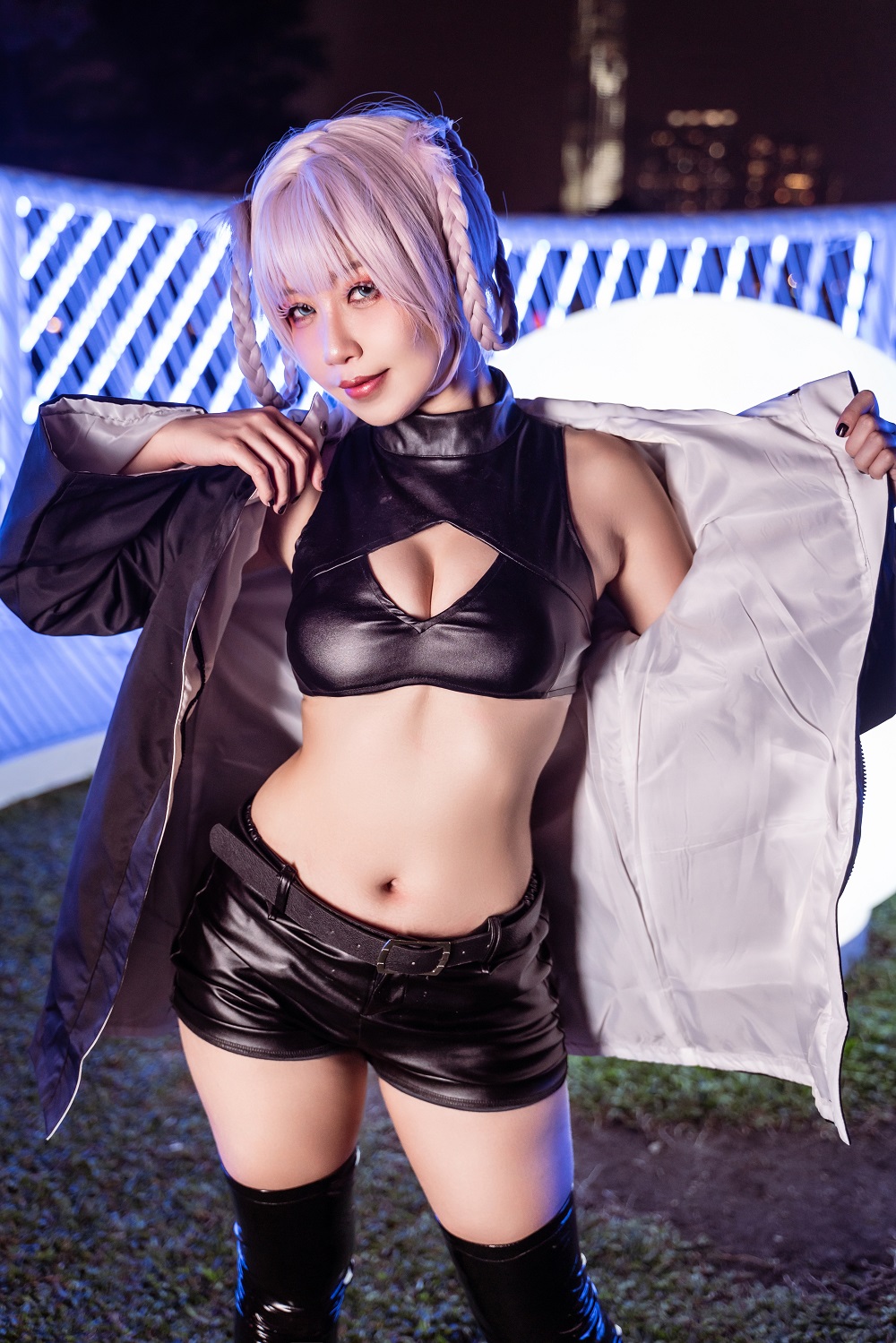 小琪Aki-彻夜之歌-七草荠[36P] COS网红博主 预览2图