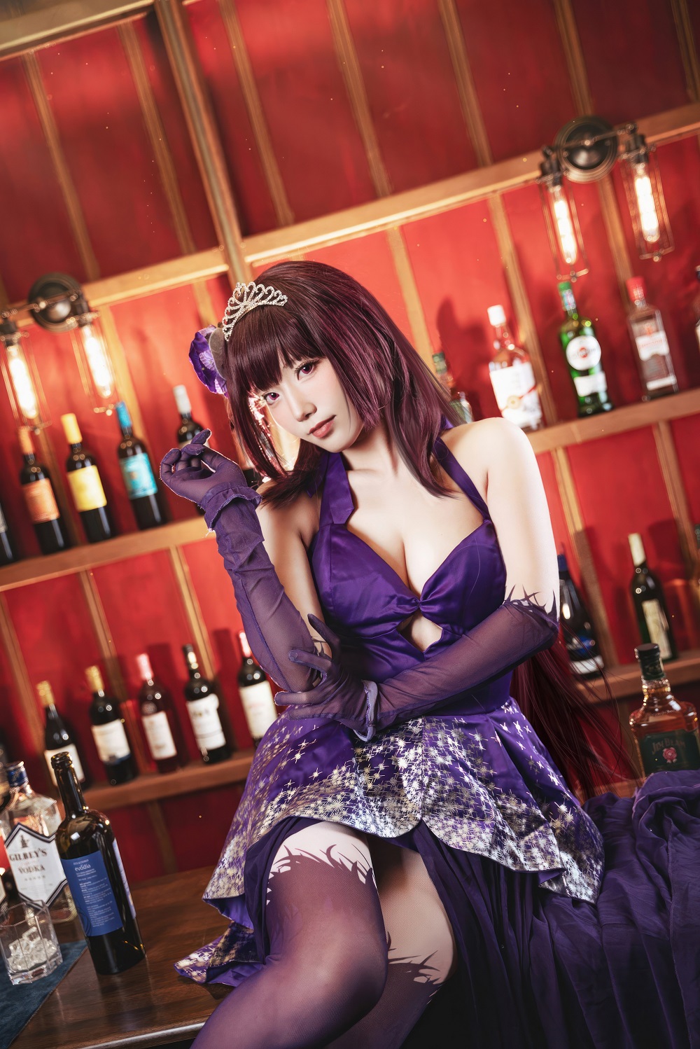 切切celia-FGO-斯卡哈英灵礼装[12P] COS网红博主 预览1图