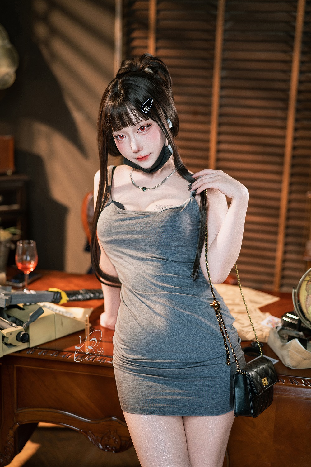 切切celia-绝区零-杀手妻子D[62P+8V] COS网红博主 预览1图