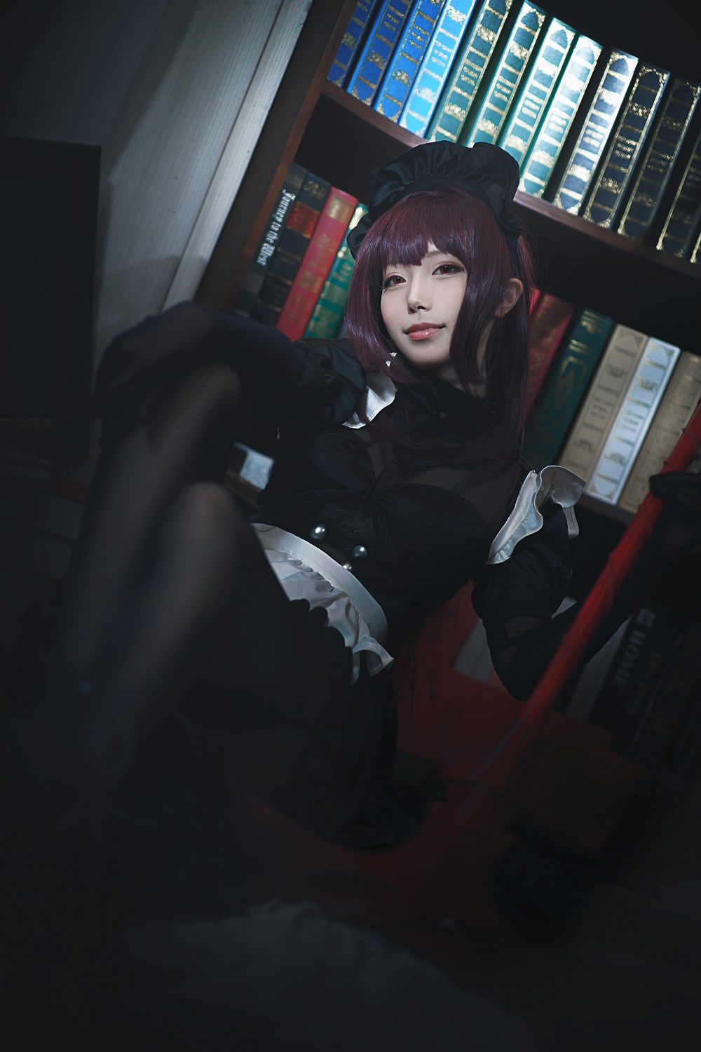 切切celia-FGO-斯卡哈女仆[14P] COS网红博主 预览1图
