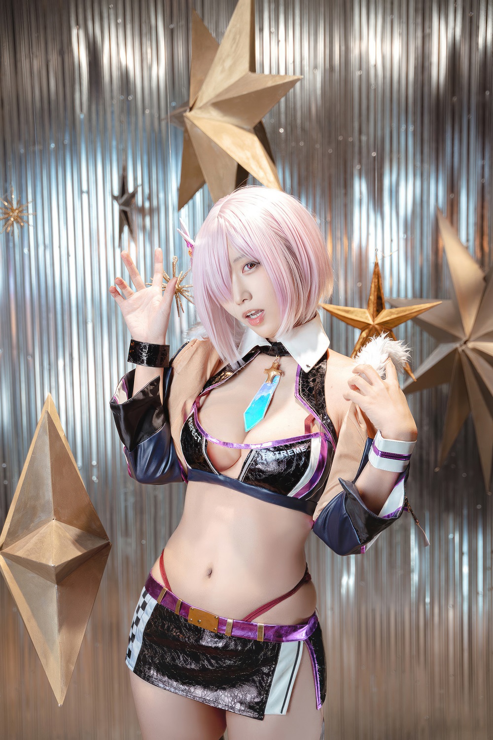 切切celia-FGO-玛修赛车服[23P] COS网红博主 预览1图