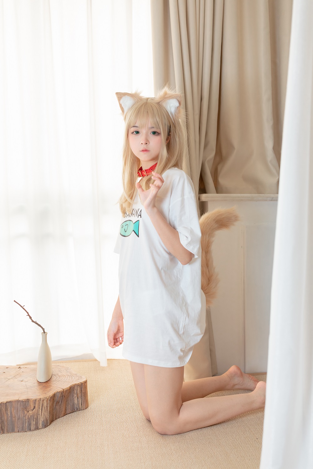 林书辞-私人定制-猫娘黄豆粉[69P+1V] COS网红博主 预览1图