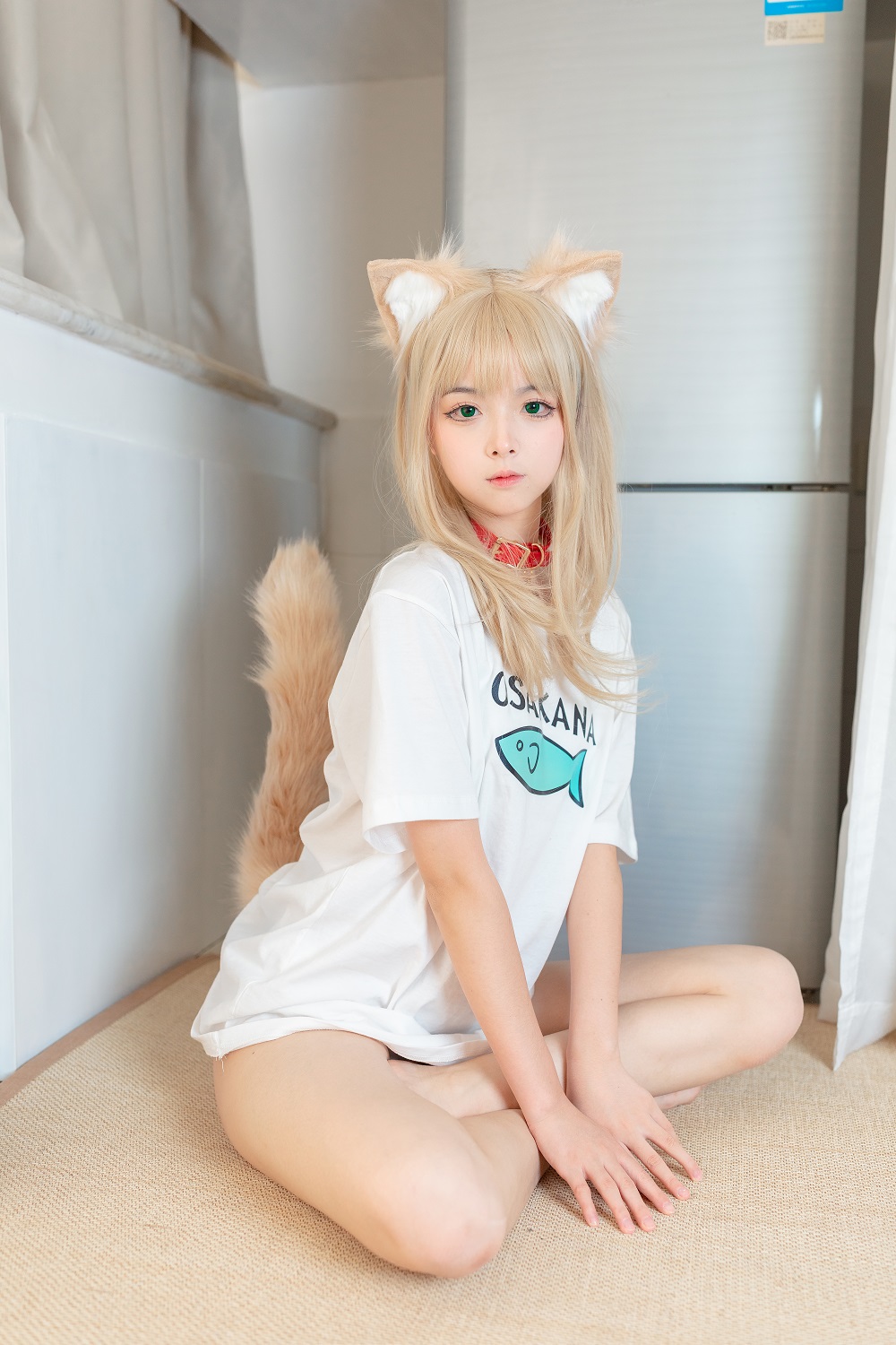 林书辞-私人定制-猫娘黄豆粉[69P+1V] COS网红博主 预览2图