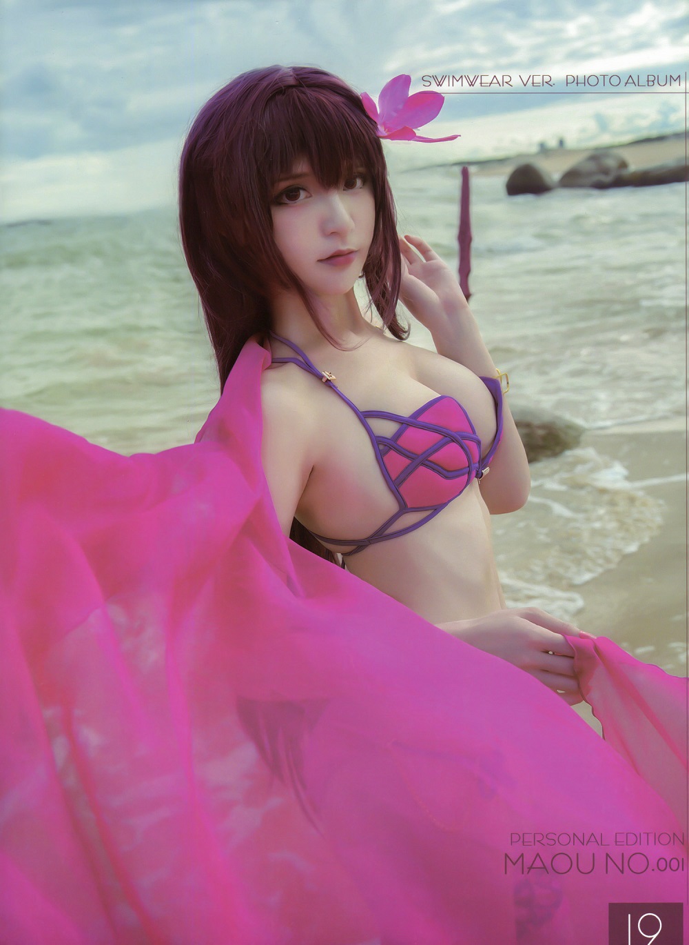 魔王大人Maou-FGO-斯卡哈泳装[20P] COS网红博主 预览2图