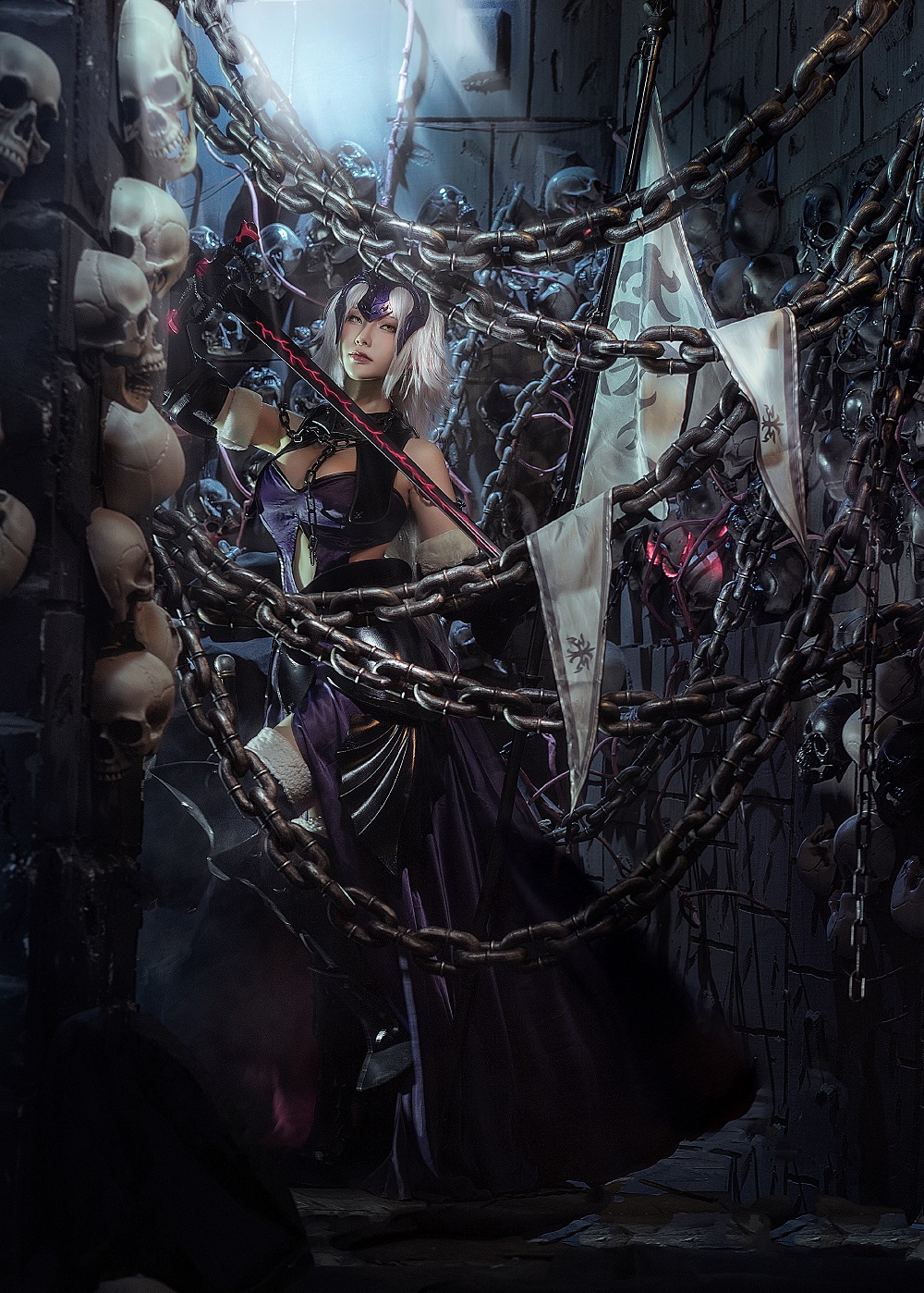魔王大人Maou-300万粉奖励[9P] COS网红博主 预览2图