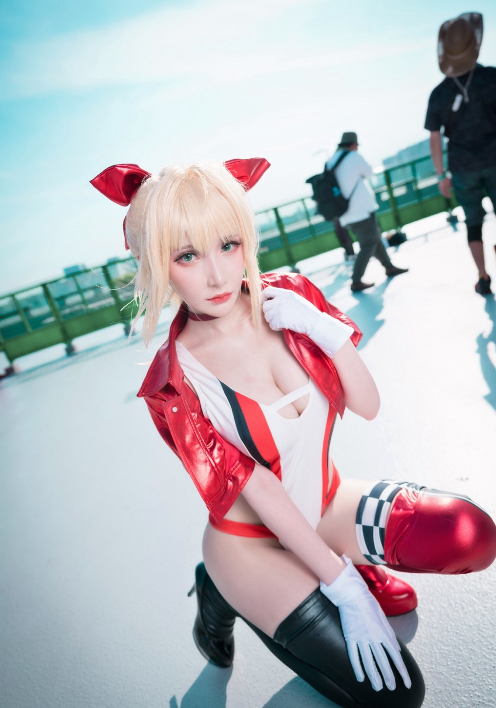 魔王大人Maou-FGO-尼禄赛车[15P] COS网红博主 预览2图