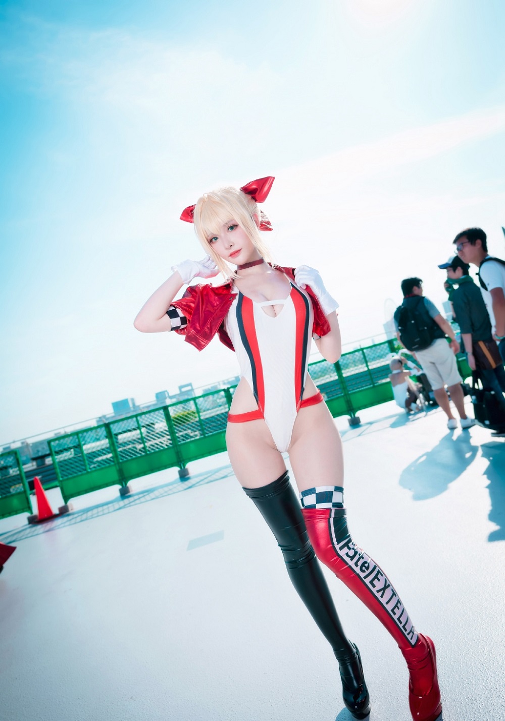 魔王大人Maou-FGO-尼禄赛车[15P] COS网红博主 预览1图