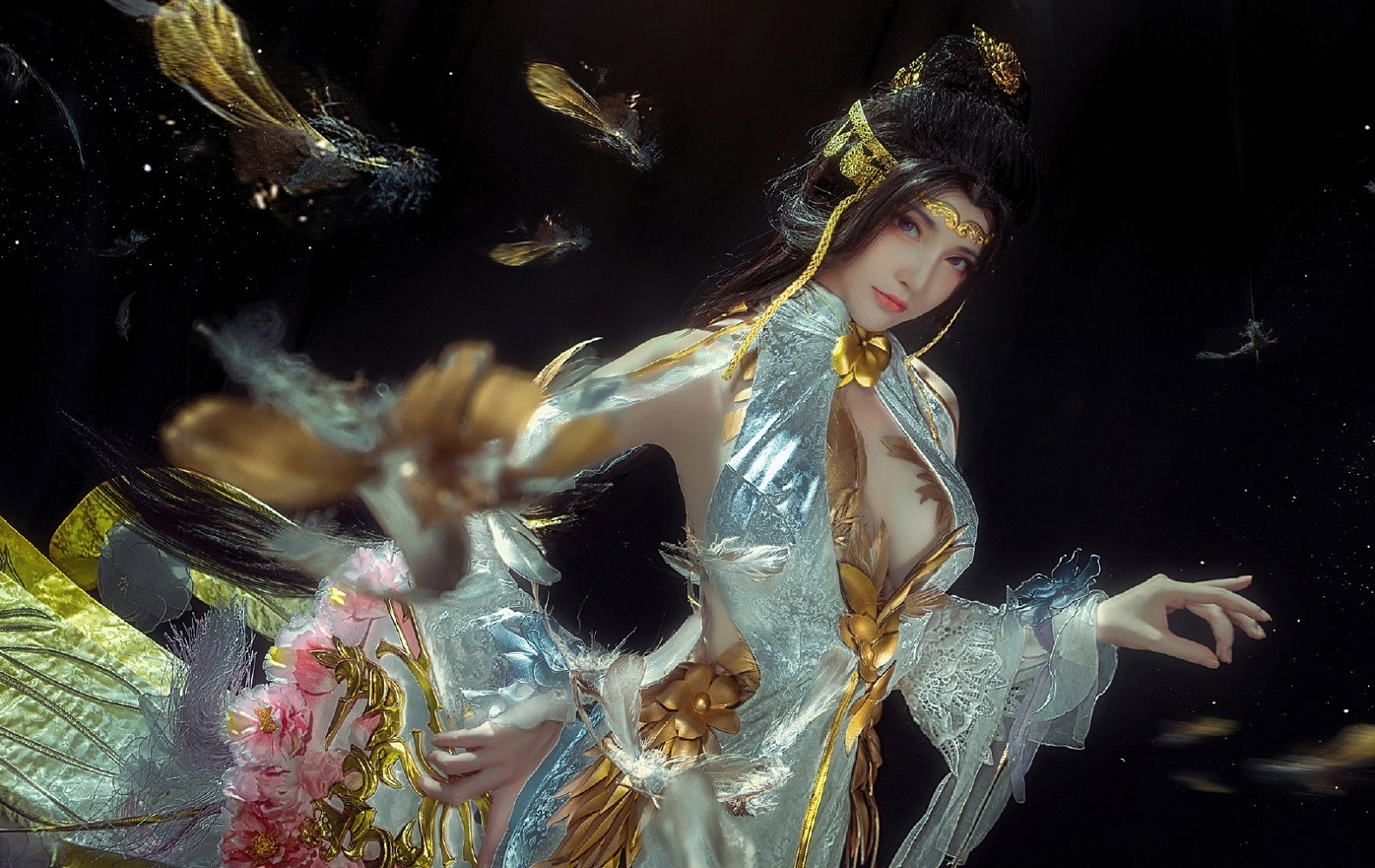 魔王大人Maou-倩女幽魂手游-风摇筝[9P] COS网红博主 预览2图