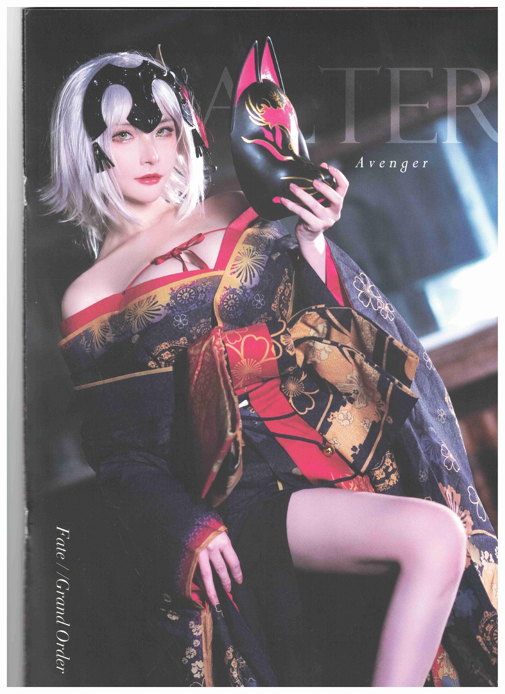 魔王大人Maou-FGO-黑贞花魁[21P] COS网红博主 预览1图