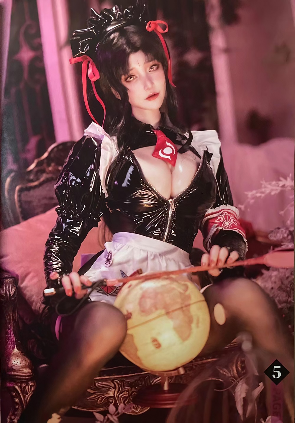 魔王大人Maou-FGO-杀生院祈荒女仆[14P] COS网红博主 预览2图
