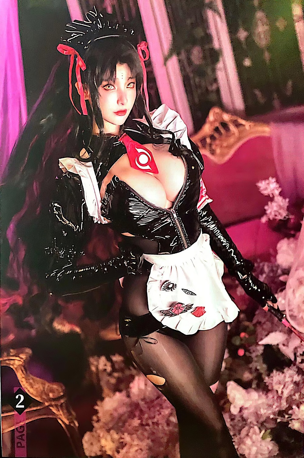 魔王大人Maou-FGO-杀生院祈荒女仆[14P] COS网红博主 预览1图