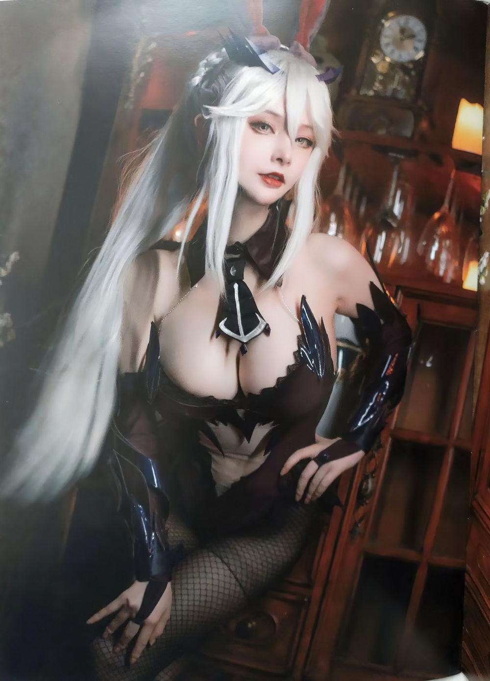 魔王大人Maou-FGO-黑枪呆兔女郎[14P] COS网红博主 预览1图