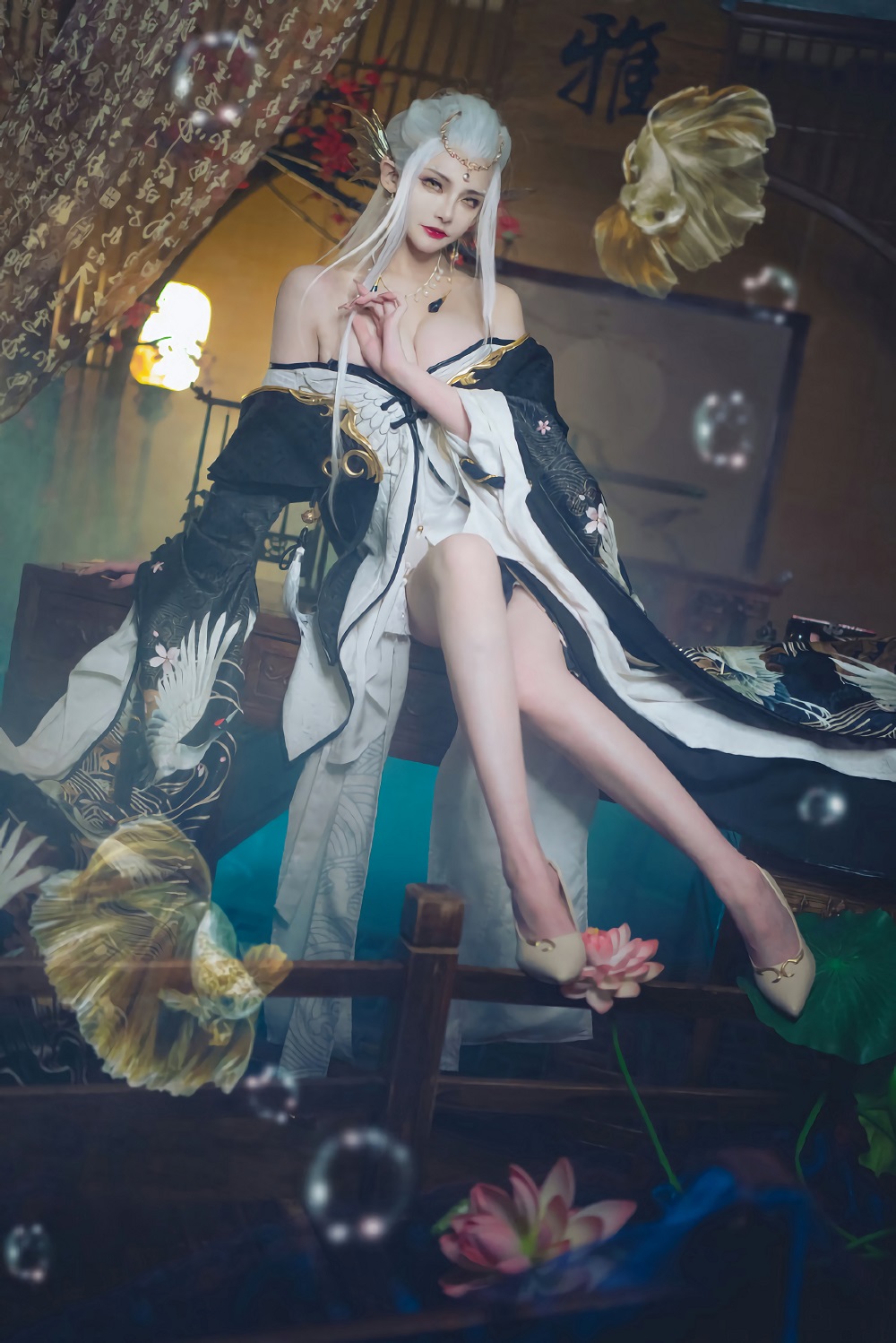 魔王大人Maou-天谕手游-玉虚[8P] COS网红博主 预览2图