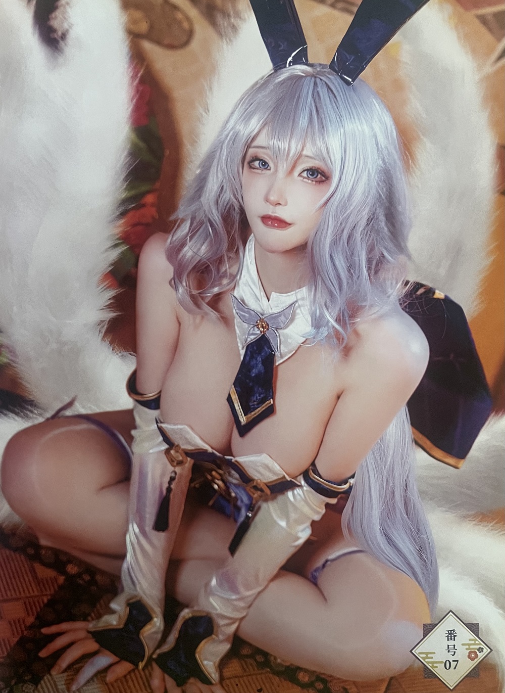魔王大人Maou-碧蓝航线-信浓兔女郎[13P] COS网红博主 预览2图