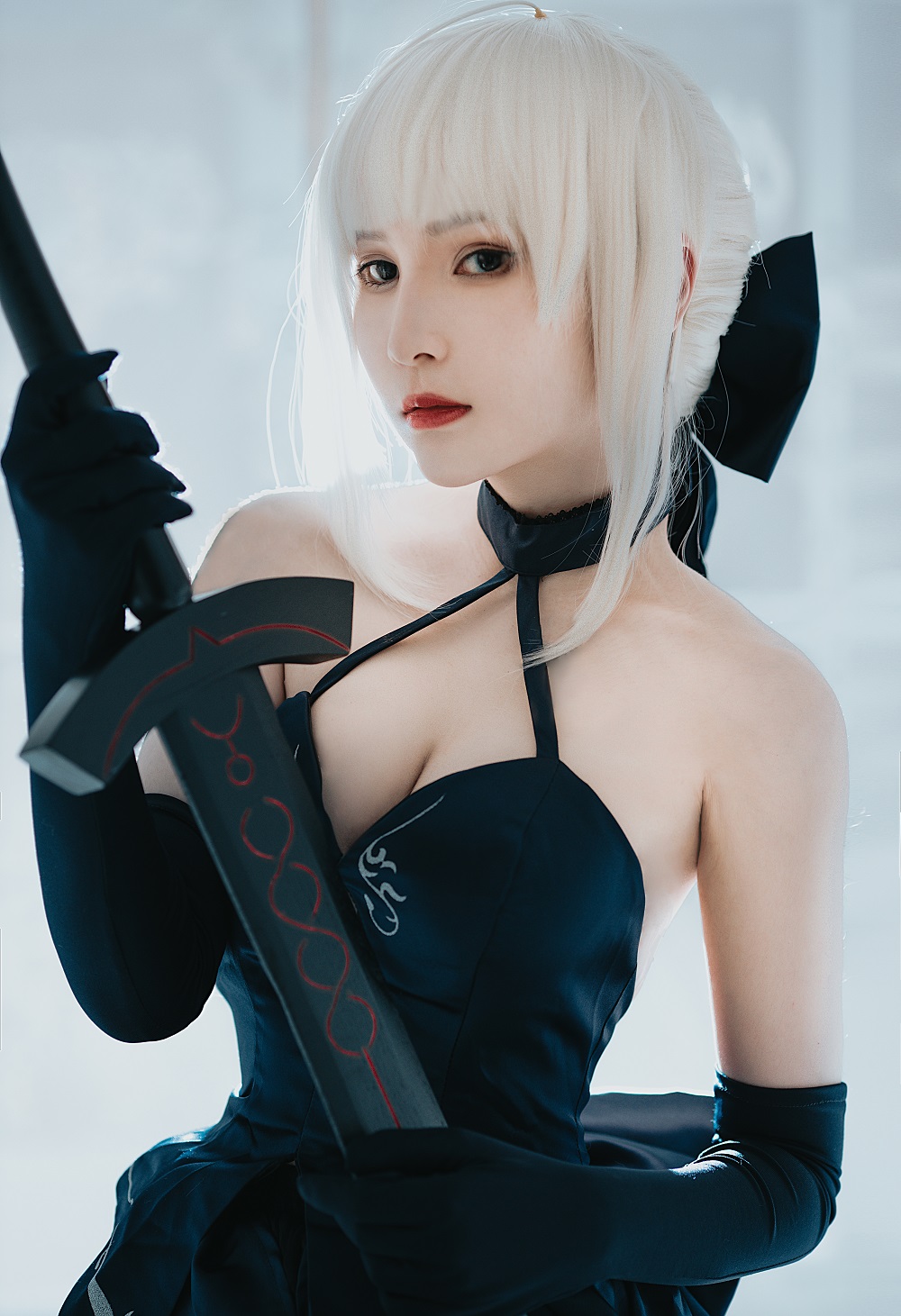 vams子-FGO-黑贞德礼服[16P] COS网红博主 预览2图
